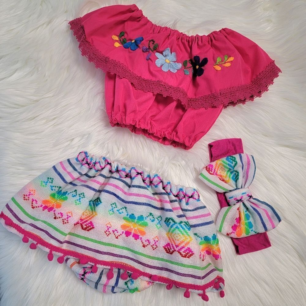 Mexican Oufit for Girls 12 months